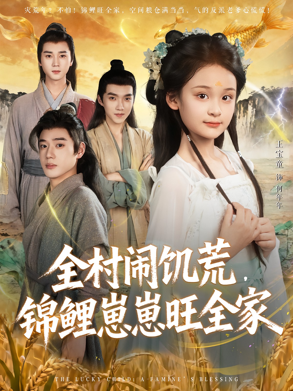 全村鬧饑荒，錦鯉崽崽旺全家(全集)